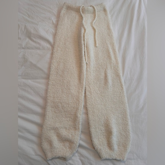 Skims Off-White Cozy Knit Jogger Lounge Pants - Picture 5 of 6